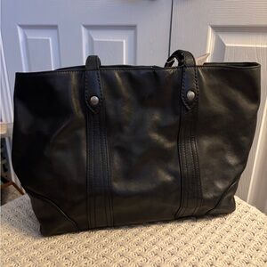 EUC Frye Black Leather Tote
